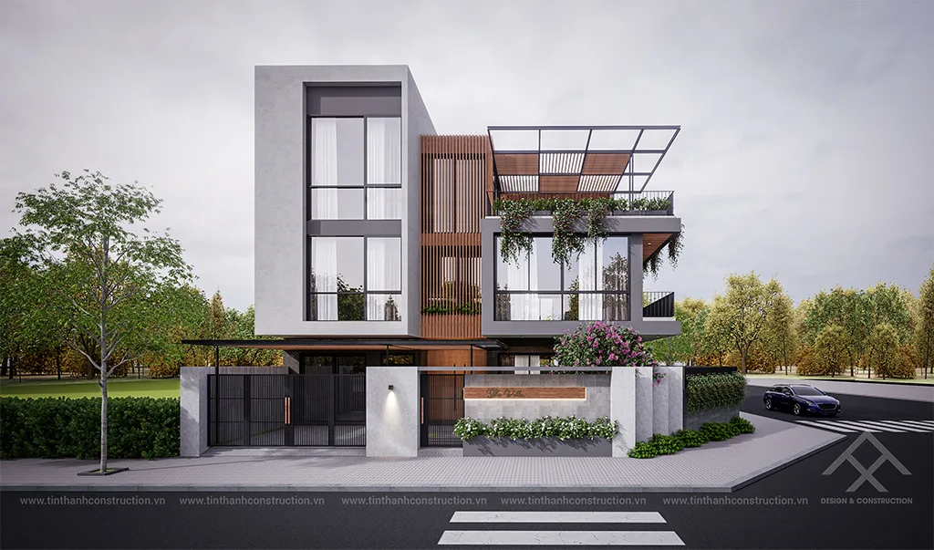 MẪU BIỆT THỰ SÂN VƯỜN – LÔ 300M2 KHU ĐÔ THỊ MỸ GIA