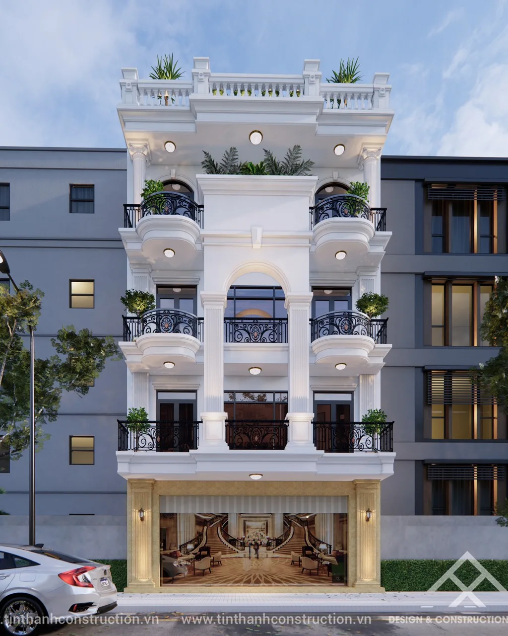 MẪU NHÀ PHỐ 1 TRỆT 3 LẦU - 1743996481954