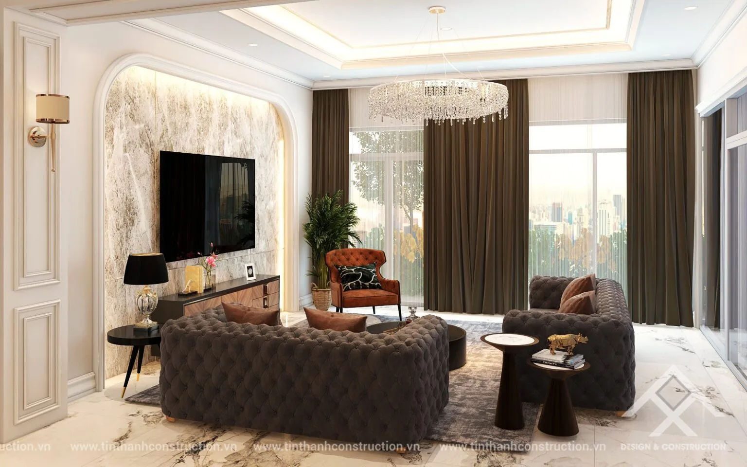 MẪU NHÀ PHỐ 1 TRỆT 3 LẦU - 1743996594109