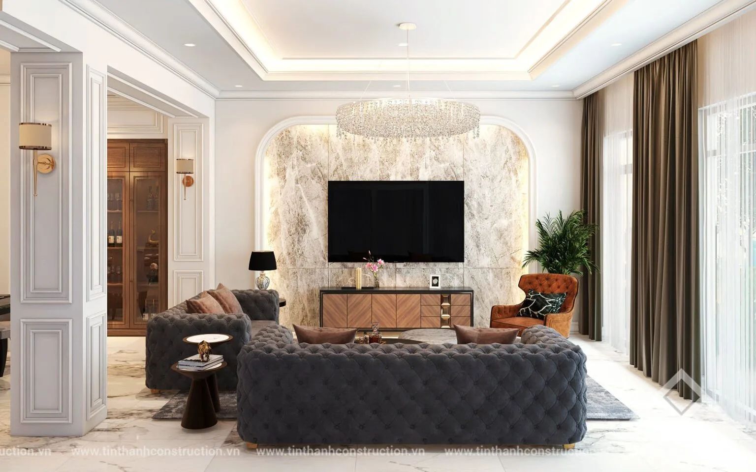 MẪU NHÀ PHỐ 1 TRỆT 3 LẦU - 1743996615501