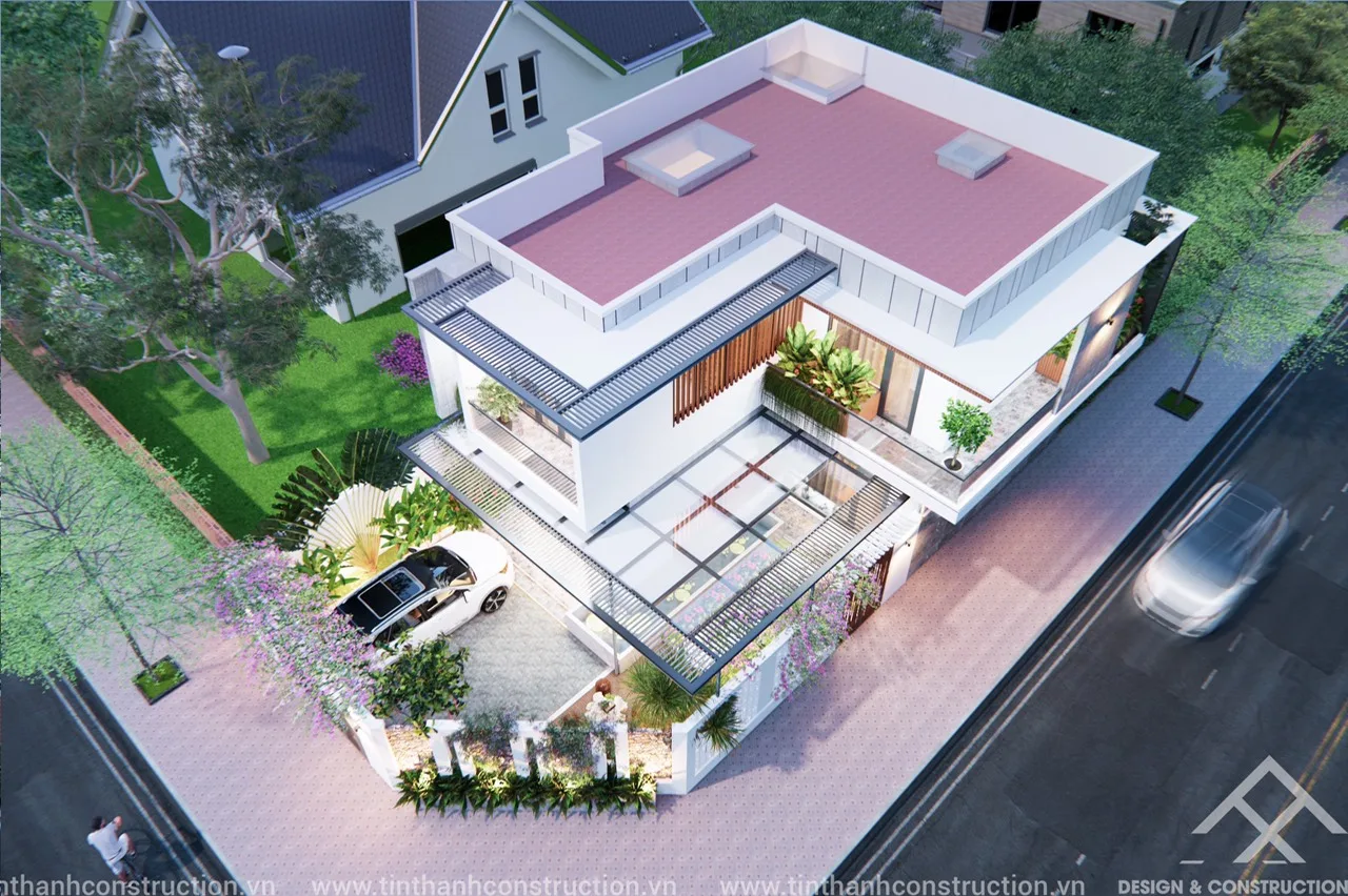 Hình minh họa bài viết: Xây biệt thự 2 tầng tại Nha Trang